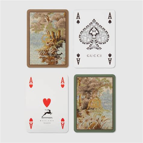 gucci poker set|Gucci Decorative Poker Set With Web And Double G .